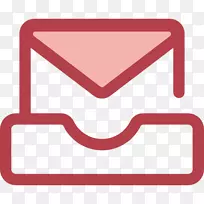 电子邮件计算机图标通过gmail弹跳地址收件箱-电子邮件