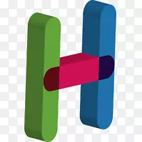 字母abc英语字母彩色字母