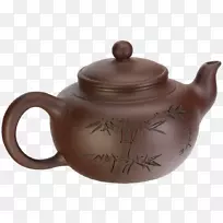 茶壶陶瓷壶盖茶园