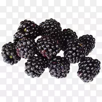 黑莓果黑覆盆子冰沙-黑莓