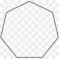正多边形正庚烷几何形状