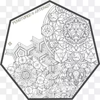 自定义墨线艺术.神圣几何学
