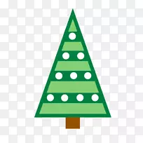 圣诞树，圣诞饰品，圣诞装饰，剪贴画-林地托儿所