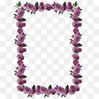 画框纸画文字.花