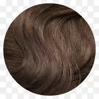 棕色头发人工头发整合花边闭锁染发.头发