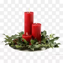 圣诞装饰来临蜡烛圣诞灯-圣诞节