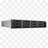 磁盘阵列网络存储系统串行ata qnap rexp-1220 u-rp系列附SCSI-计算机