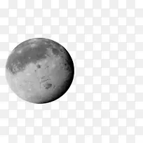 月球大气白色天空地球和月亮