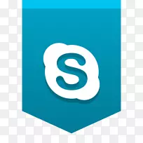 电脑图标社交媒体skype下载-社交媒体