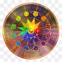 神圣几何学重叠圈网格灵性-星象