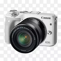 佳能eos m3佳能透镜安装数码单反无镜可互换镜头照相机