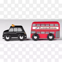 双层公共汽车出租车哈克尼马车