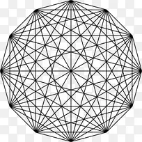 星体上方的十二角对角几何学：第八岛三部曲多边形-三维几何学