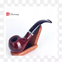 烟斗吸烟烟斗