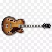 Ibanez是73级半声吉他，Ibanez艺术核心古董，asv10a-吉他。
