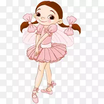 童话画芭蕾舞蹈家剪贴画-仙女