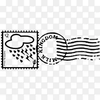 邮票橡胶邮票夹艺术-邮政邮票
