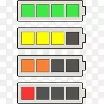 电池指示器电动电池充电器夹艺术.电池