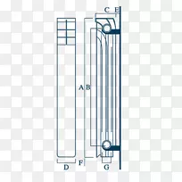 暖气散热器集中加热窗高测量