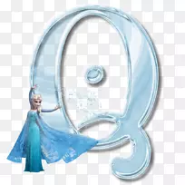 Elsa olaf字母表冷冻胶片系列字母-ELSA