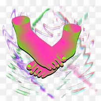 桌面壁纸粉红m电脑剪贴画-电脑