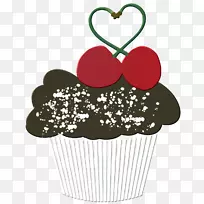 松饼巧克力蛋糕纸杯蛋糕水果巧克力饼干巧克力蛋糕