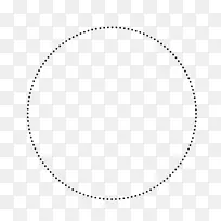 圆点白角线艺术圆