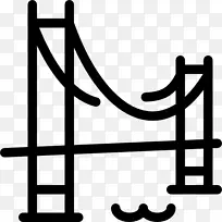 金门大桥塔桥计算机图标-金门