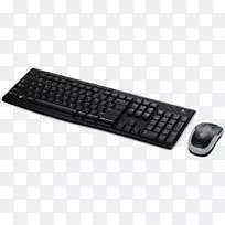 电脑键盘电脑鼠标无线键盘罗技K 270电脑鼠标