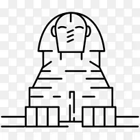 古埃及吉萨大狮身人面像电容器-狮身人面像