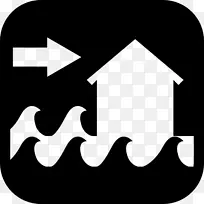 计算机图标洪水剪辑艺术-洪水图标