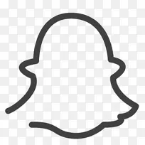 社交媒体徽标电脑图标Snapchat剪贴画.社交媒体