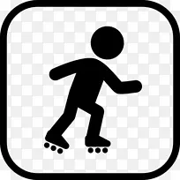 溜冰滑板轮滑滚轴溜冰鞋
