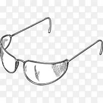 太阳镜剪辑艺术眼镜
