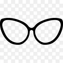 猫眼眼镜太阳镜夹艺术眼镜