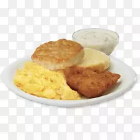 鸡块丰盛早餐快餐早餐三明治-早餐