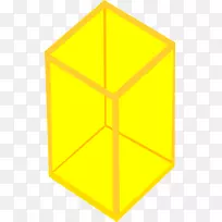 黄色立方体计算机图标-多维数据集