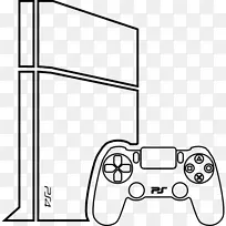 PlayStation 3视频游戏控制台绘图-PlayStation4背景版]