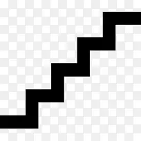 楼梯踏板剪贴画-男子爬楼梯成功