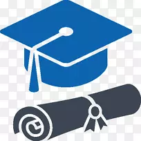 毕业典礼高中文凭广场学术学位-学位帽