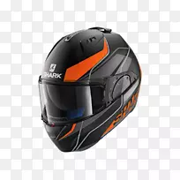 摩托车头盔鲨鱼滑板车护罩-摩托车头盔
