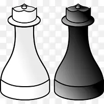 国际象棋棋子皇后剪贴画-国际象棋