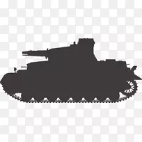 装甲IV型坦克10型剪影無人戦争2099-坦克