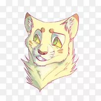 胡须猫素描