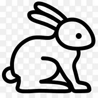 电脑图标复活节兔子剪贴画-兔子