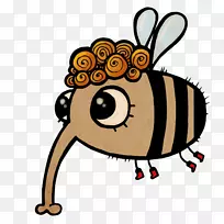 蜜蜂昆虫剪贴画-昆虫