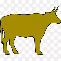 肉牛小牛剪艺术-牛乳从45度与乡镇