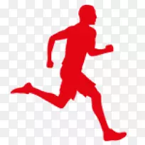 鹅地跑俱乐部贴纸运动员马拉松-小径跑