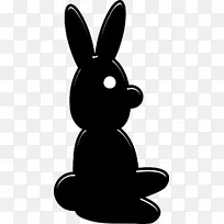 复活节兔子兔夹艺术-兔子