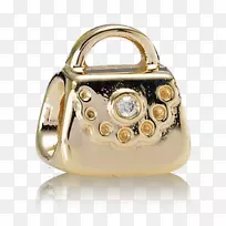 潘多拉魅力手镯，手袋，珠宝，黄金钱包
